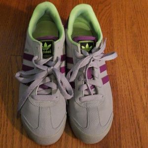 COPY - Back 2 school Adidas gray & purple shoes s…